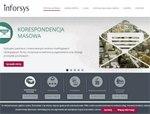 Tablet Screenshot of inforsys.pl